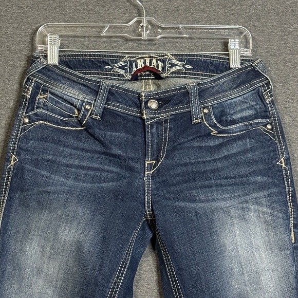 Ariat Jeans Womens 28Rx32 Blue Denim Pants Ruby Bootcut Western Cowgirl Casual - Picture 2 of 5
